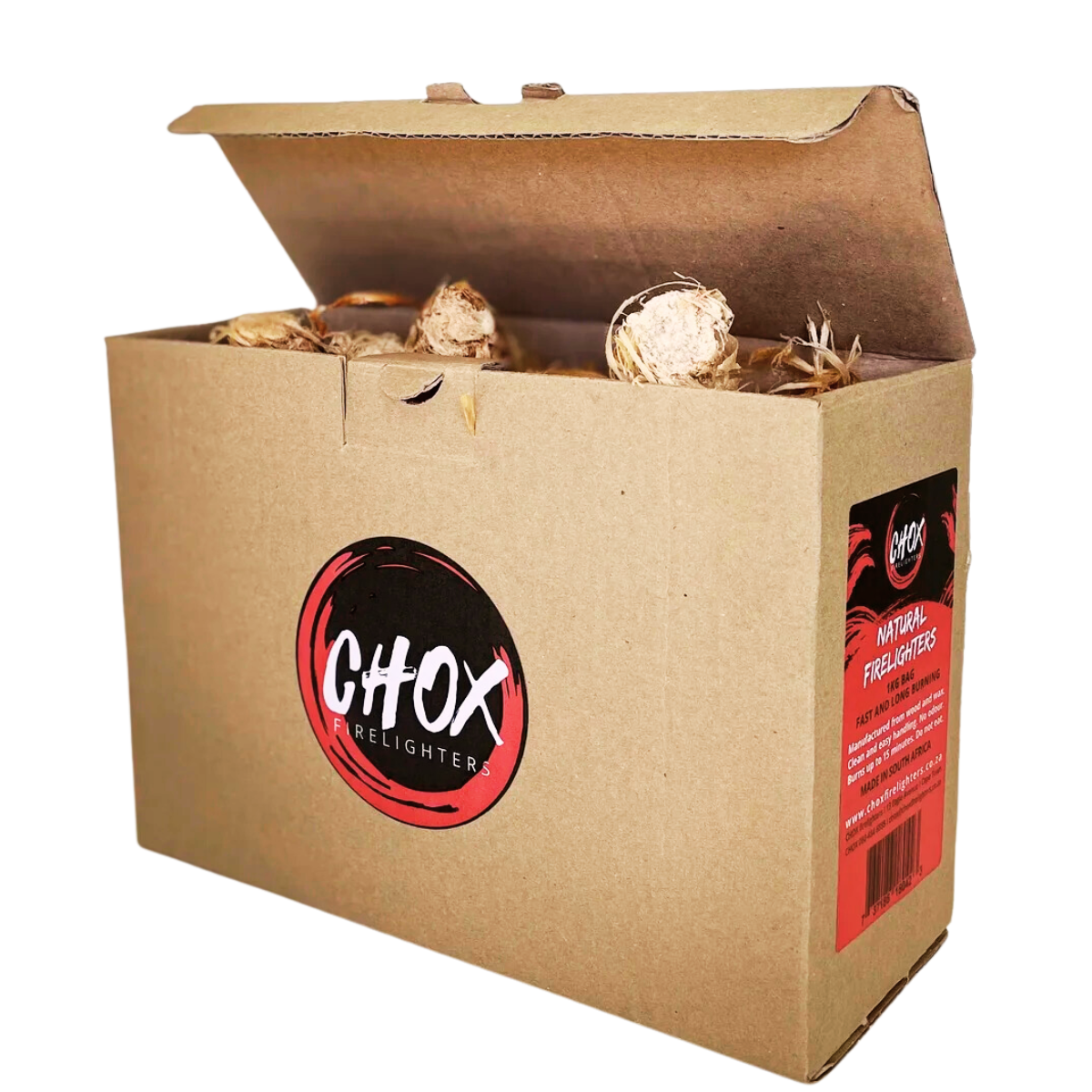 CHOX 1KG Natural Firelighters Box