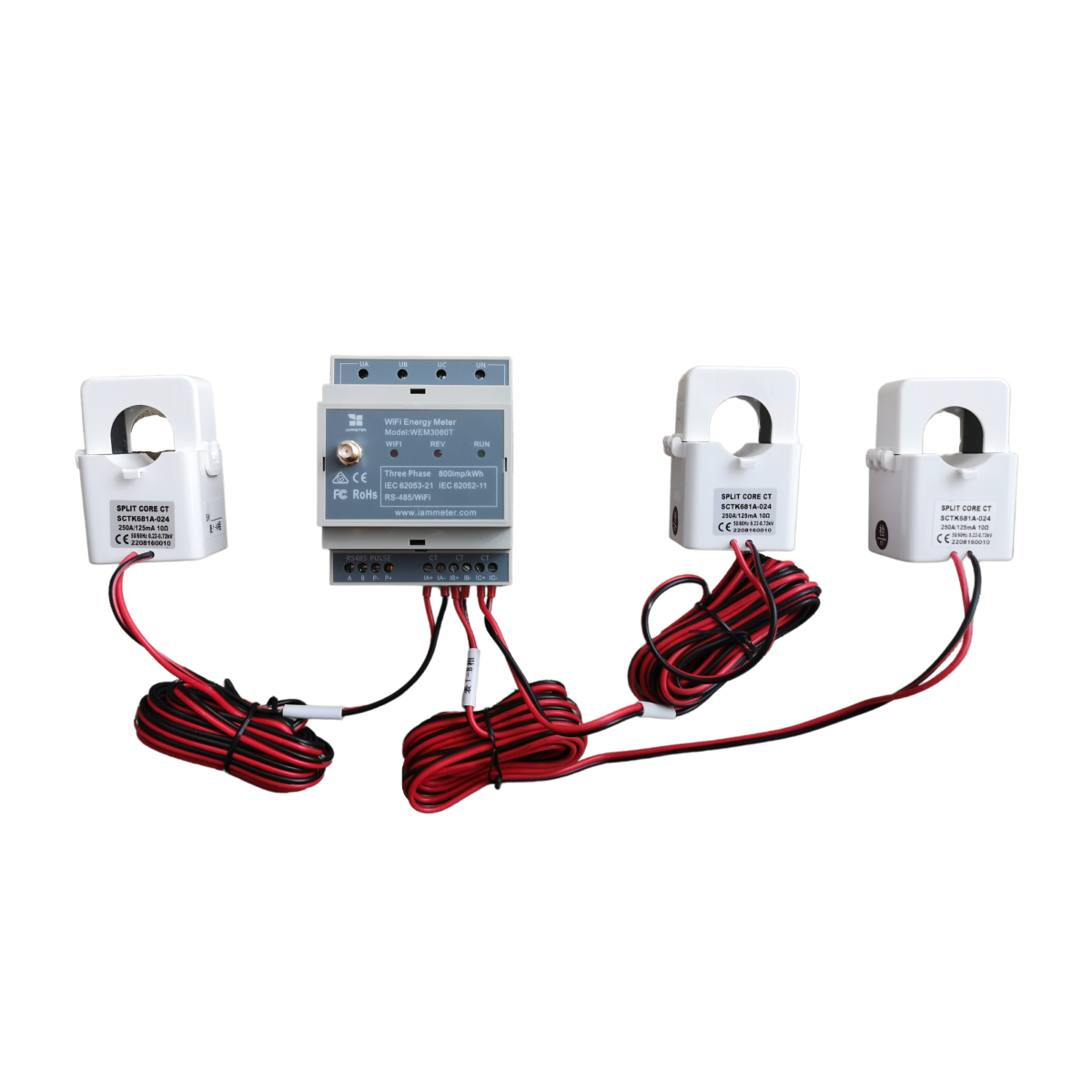 IAmMeter Bi-directional Three Phase WiFi Power Meter – 250A