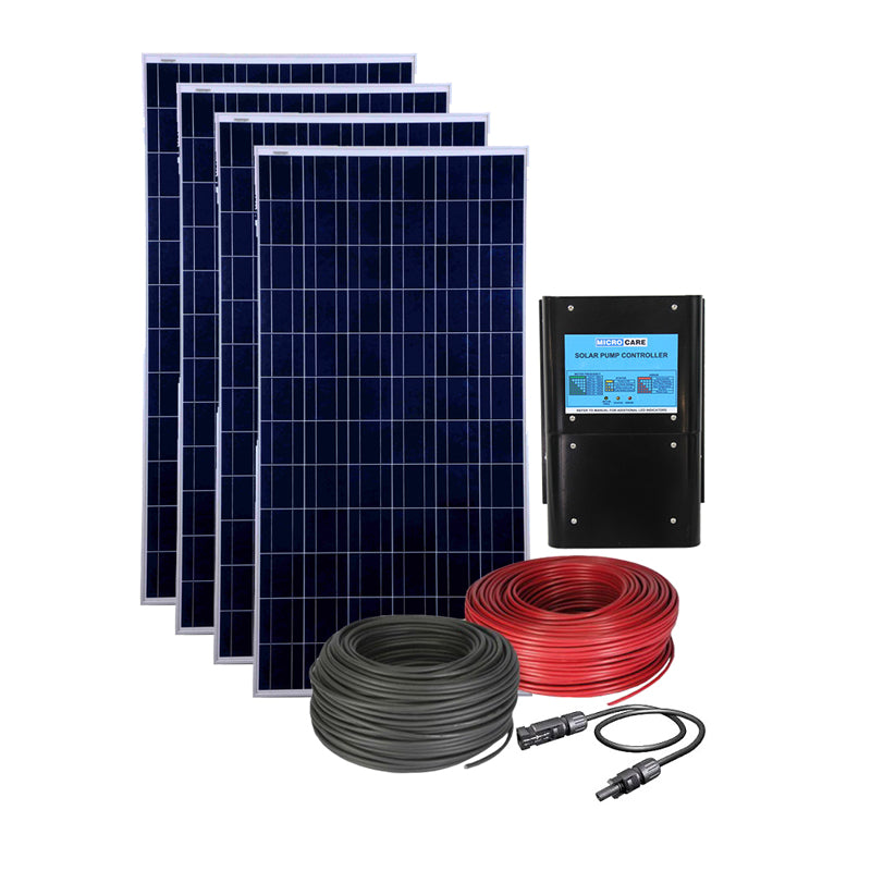 Microcare 1.1kW Single-Phase Solar Pumping Kit