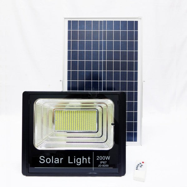 200W Solar Security Flood Light with Day/Night Sensor