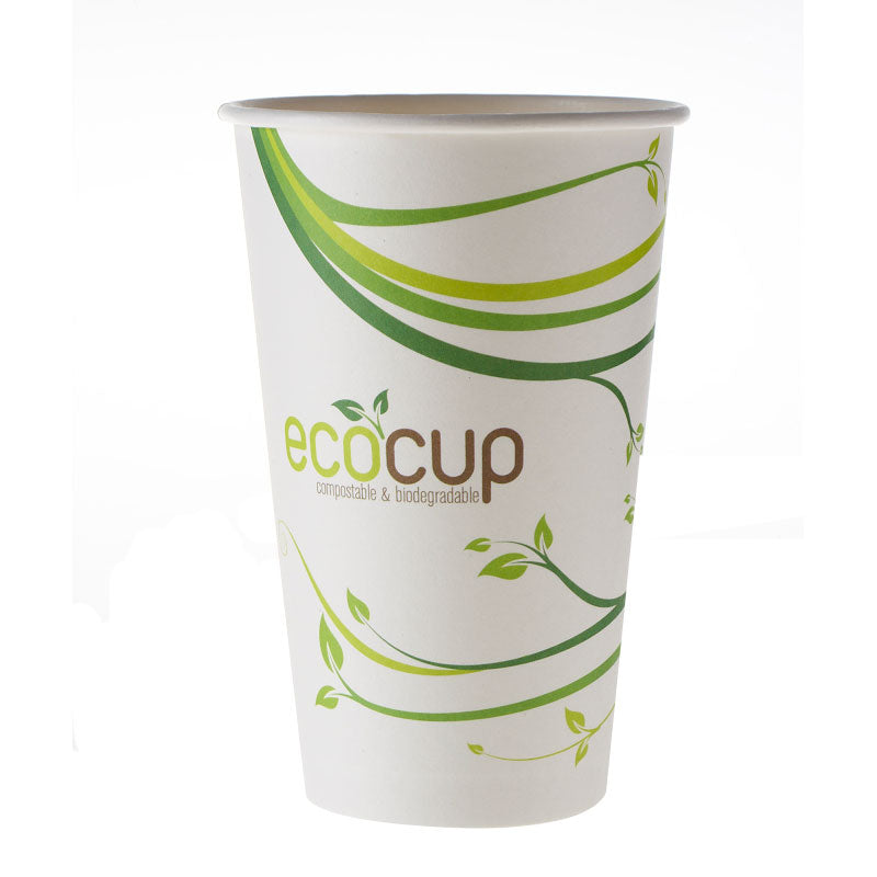 EcoPack Single Wall Coffee 480ml Cups - Pack of 100