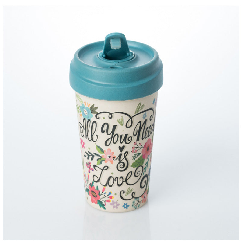 ChicMic All You Need Is Love 400ml Bamboo Cup - Sustainable.co.za