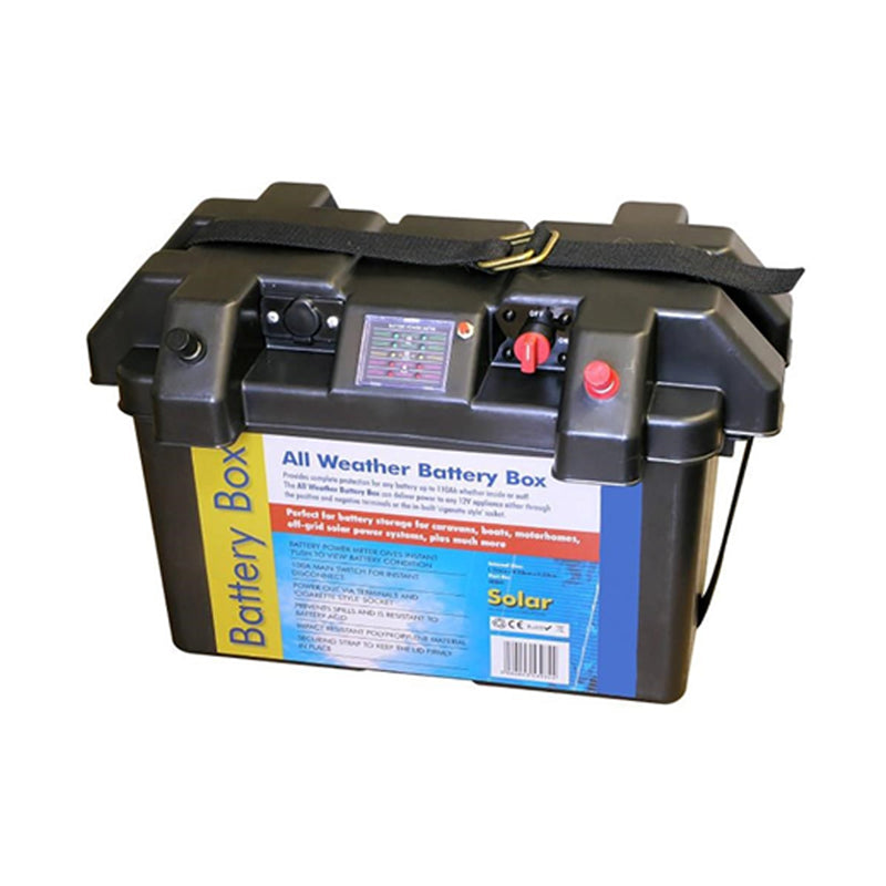 Battery Box with Charge Controller - Sustainable.co.za