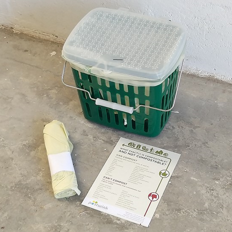 Postwink Composting Kitchen Caddy - Sustainable.co.za