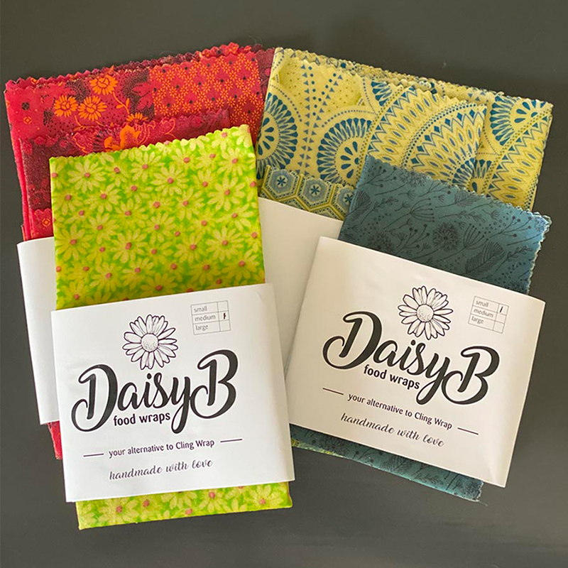DAISY B  Bees Wax Wraps -  Multi Pack 1 - Sustainable.co.za