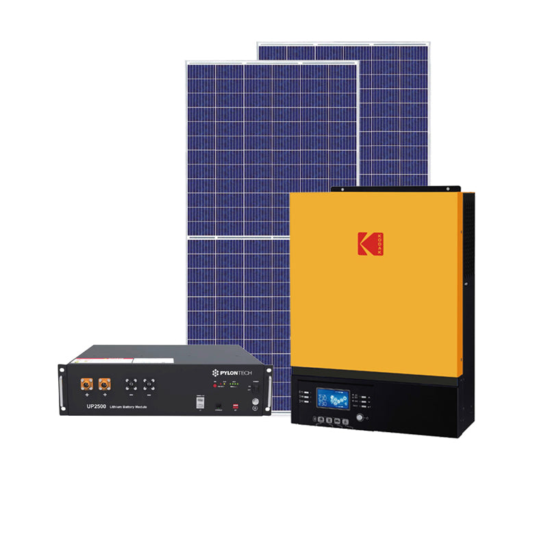 Kodak 3.0kW 2.8kWh Solar Off-Grid Hybrid Kit