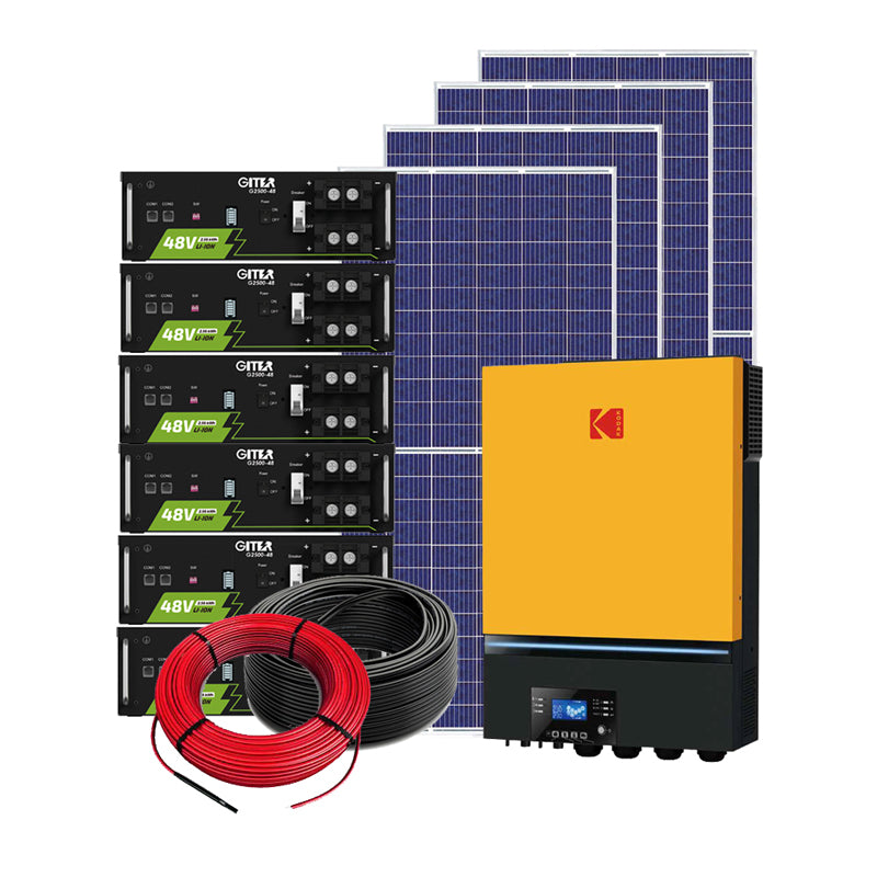 Kodak 7.2 kW 48V 15kWh Solar Off-Grid Hybrid Kit - Sustainable.co.za