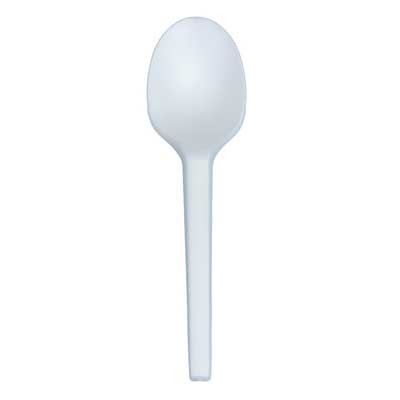 EcoPack 15cm PLA Compostable Spoon - Pack of 100