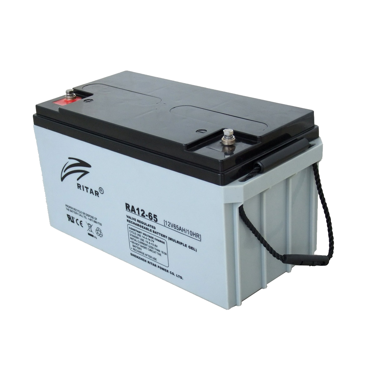 Ritar 65Ah 12V AGM Battery- Sustainable.co.za