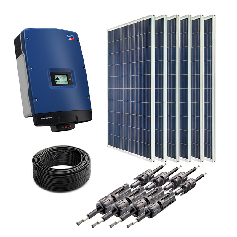 Sustainable.co.za 5kWp Grid-Tied System - 3 Phase Solar Power Kit