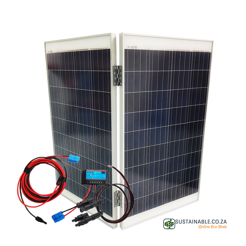 160W Foldable/Portable Solar Charger - Sustainable.co.za