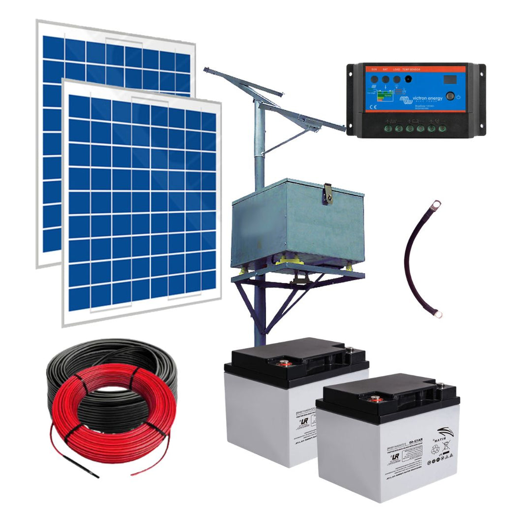 Sustainable 24V Solar Powered Gate System