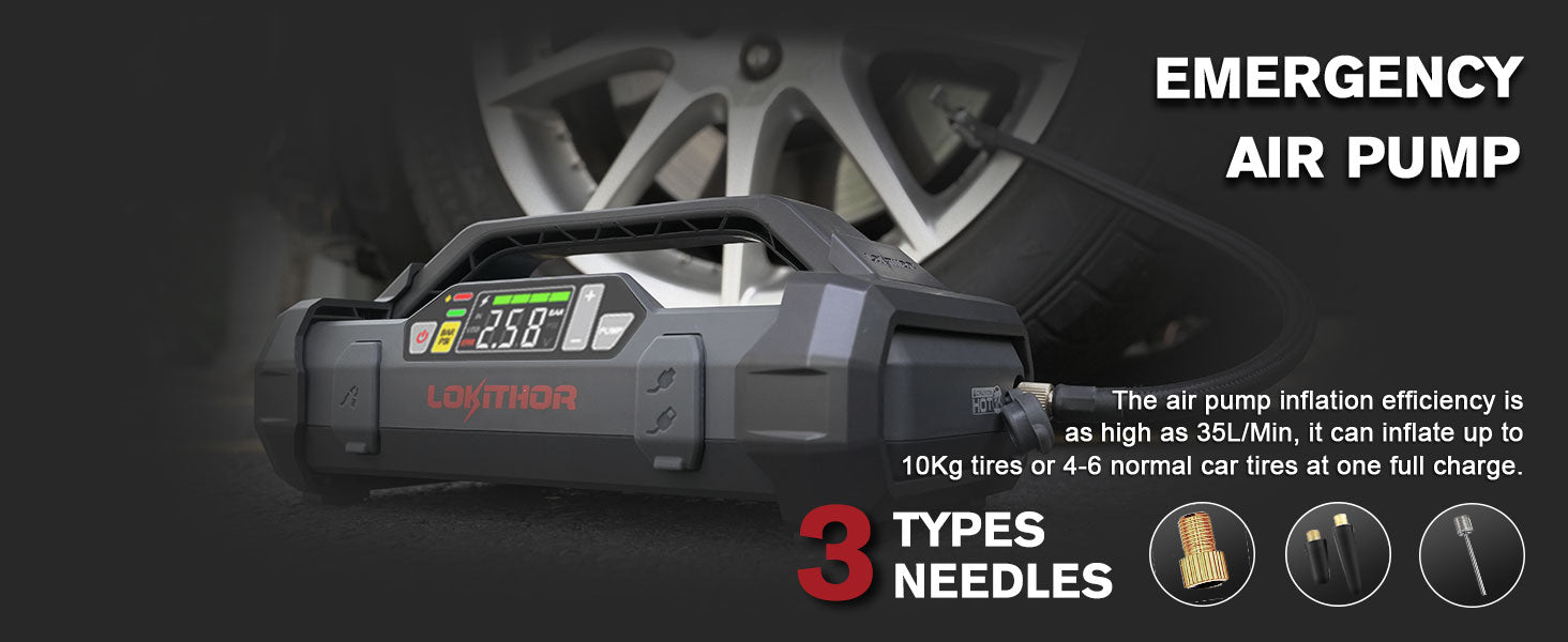 LokiThor 4 in 1 Multi-functional Jump Starter - Sustainable.co.za