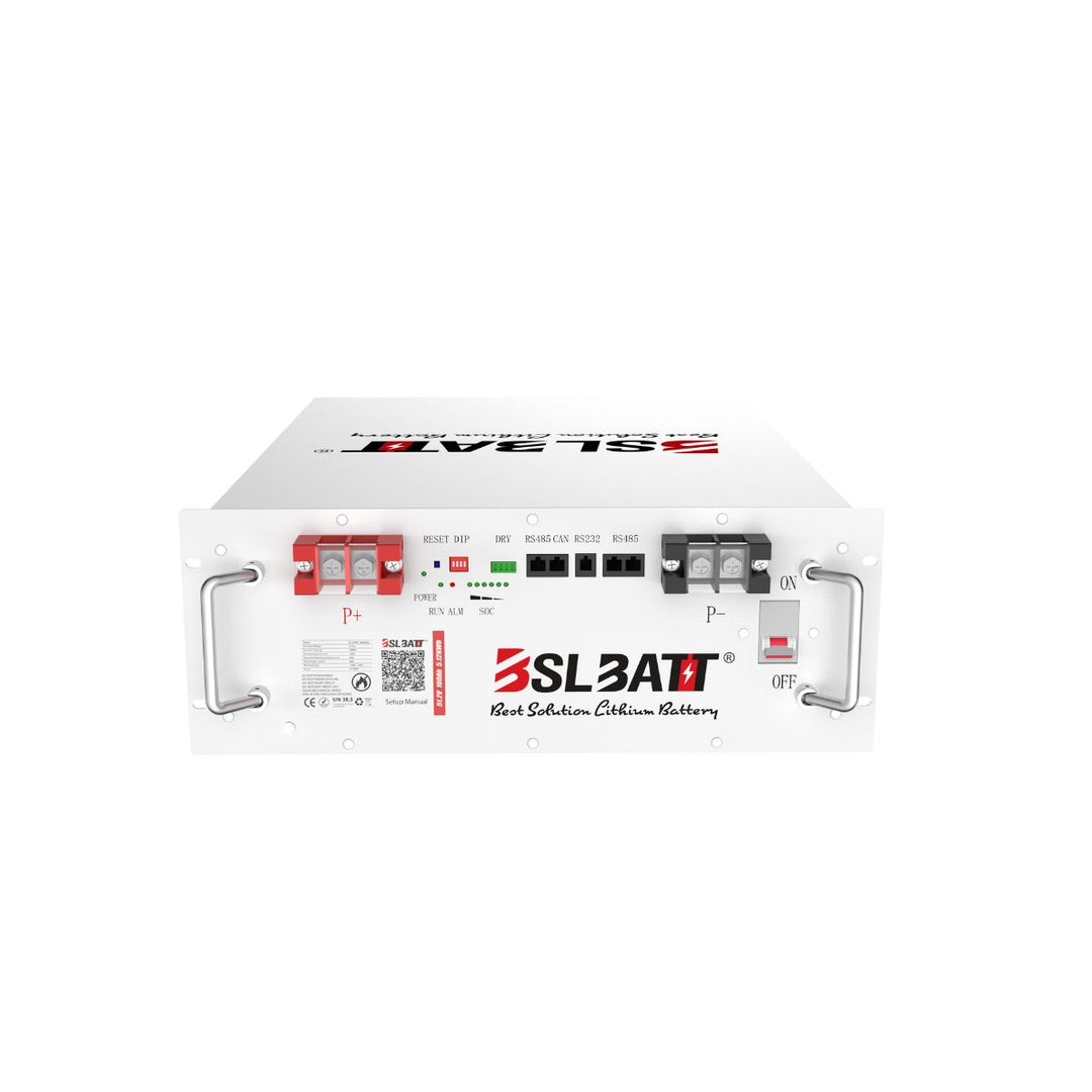 BSL 3U 100Ah 5.12kWh 51.2V Lithium Battery with CANBUS