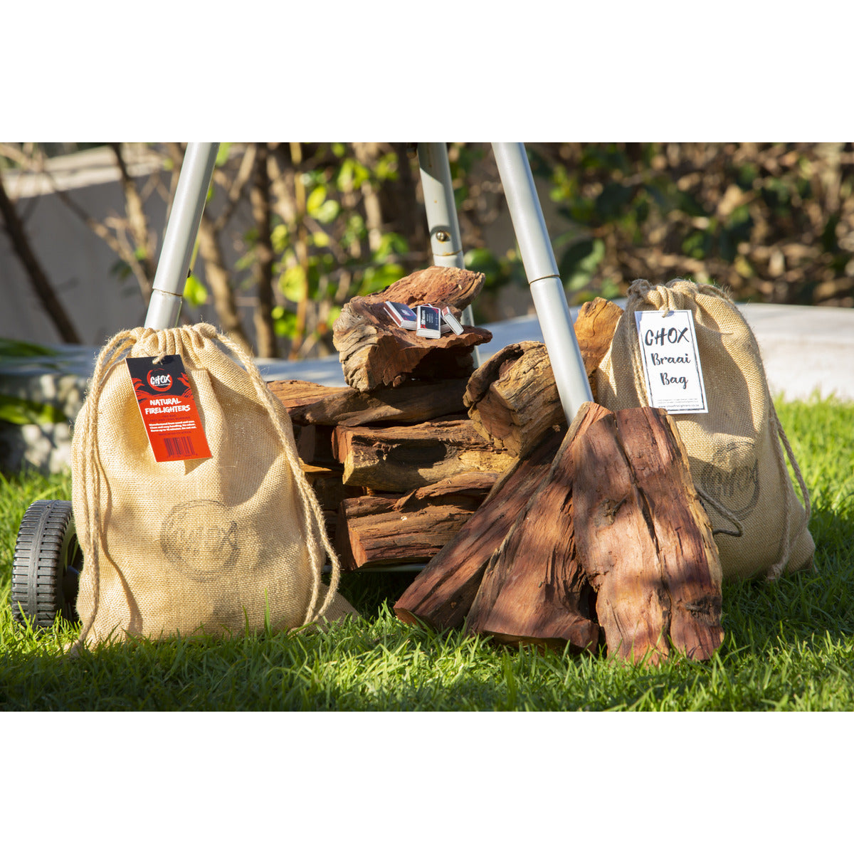 CHOX 1KG Natural Firelighters Braai Bag - Sustainable.co.za