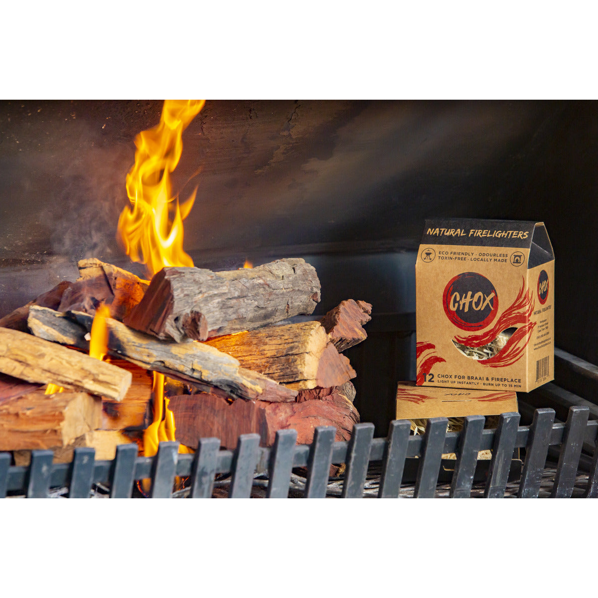 CHOX 12 Pack Natural Firelighters - Sustainable.co.za