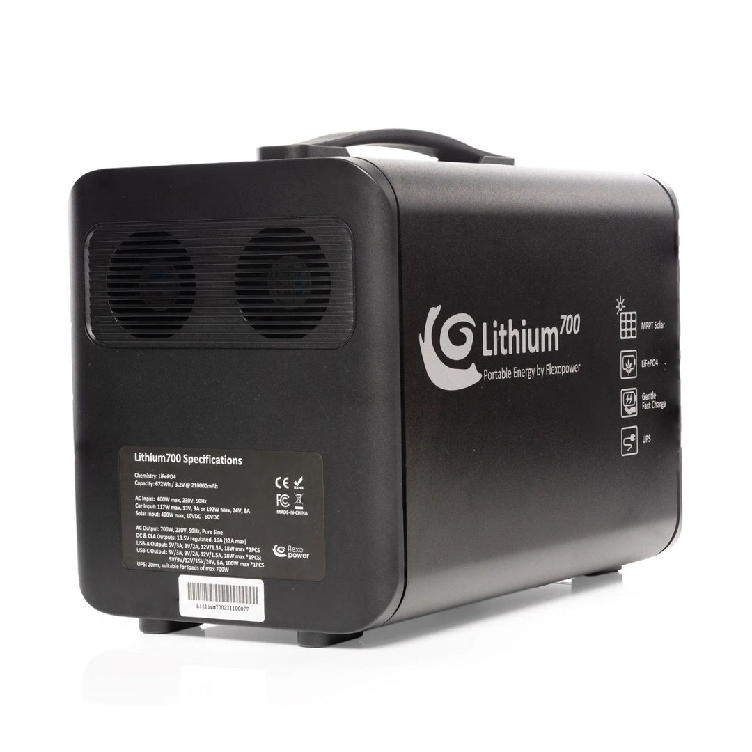 Flexopower Lithium 700Wh Portable Power Station