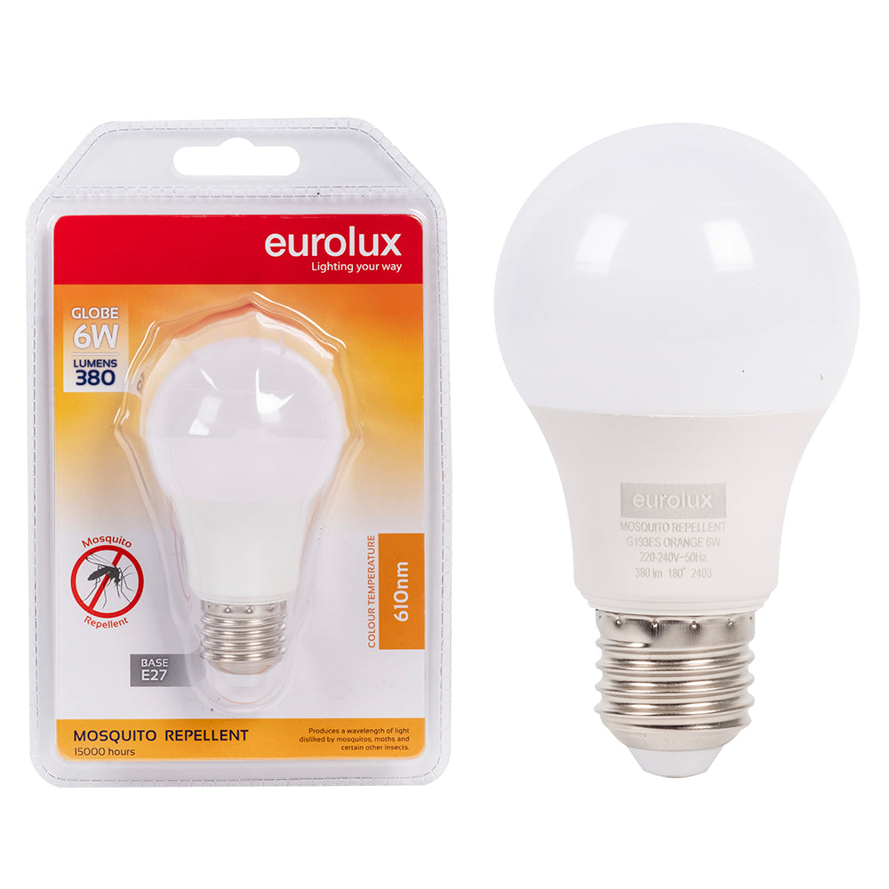 Eurolux G193ES 6W E27 mosquito repellent LED globe