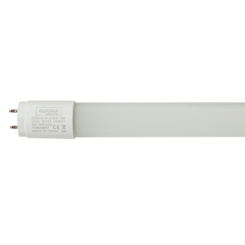 Eurolux G285CW 18W G13 4000K 4ft T8 LED Tube