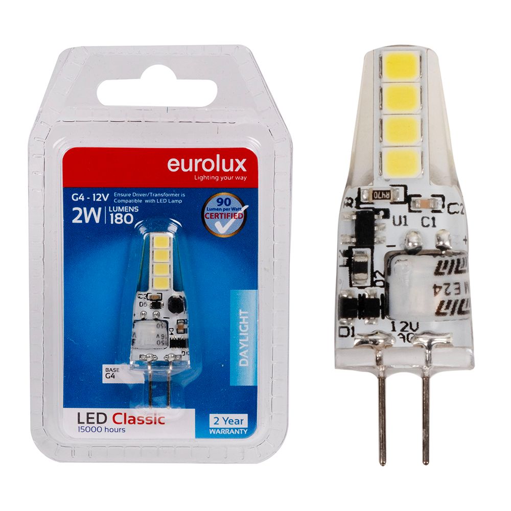 Eurolux G948DL 2W G4 6000K LED Bi-Pin Lamp