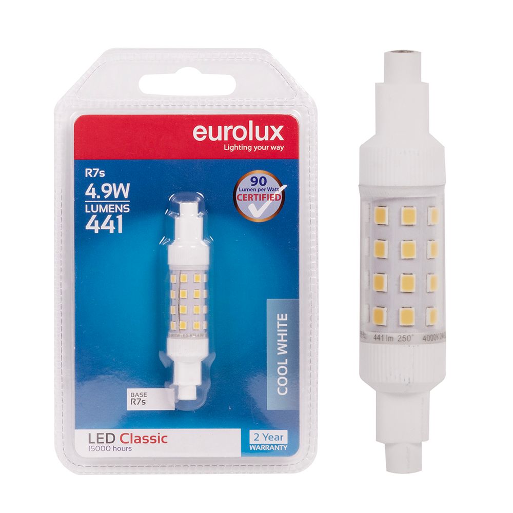 Eurolux G951CW 4.9W R7s 4000K J78 LED Lamp