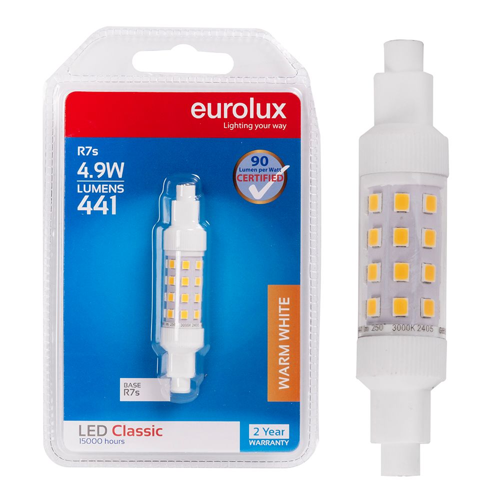Eurolux G951WW 5W R7s 3000K J78 LED Lamp