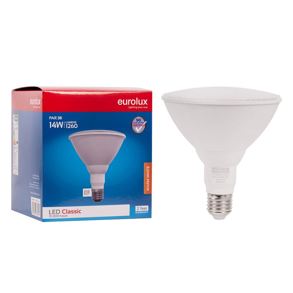 Eurolux G994WW 14W E27 3000K PAR38 Reflector LED Bulb