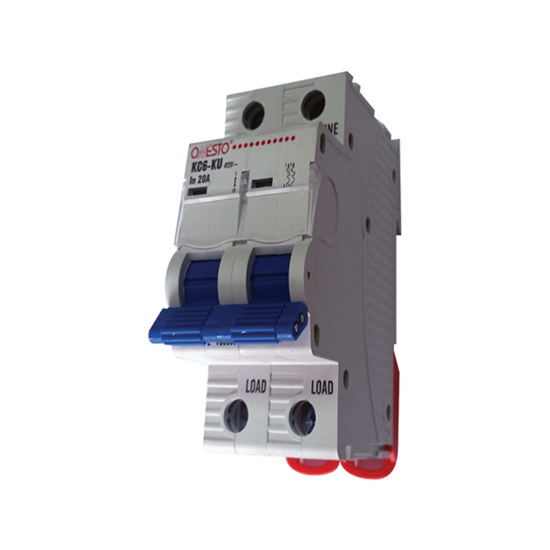 Onesto 40A 240V - 415V 6kA AC 2 Pole Circuit Breaker