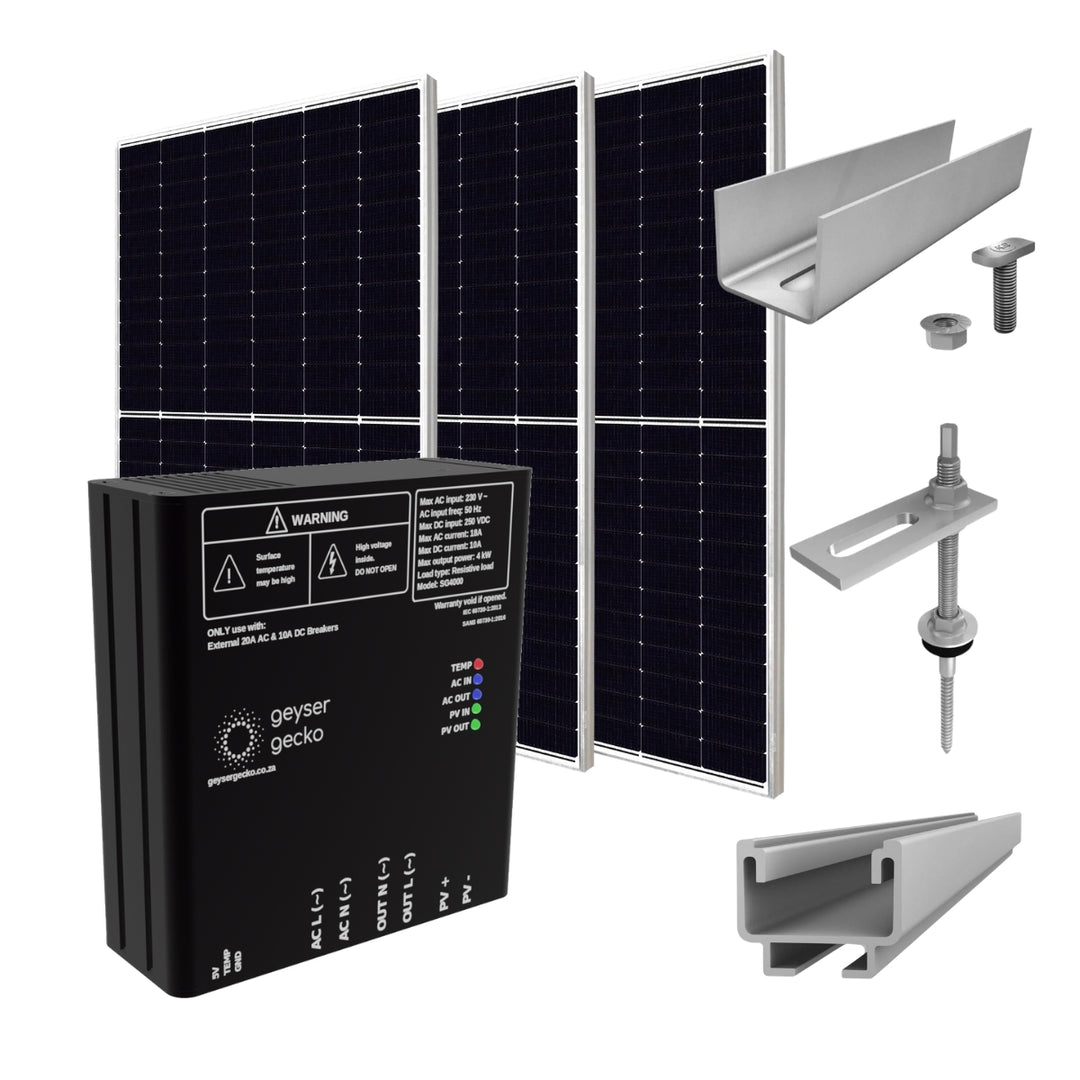 Geyser Gecko PV Solar Water Heating System - Main Image