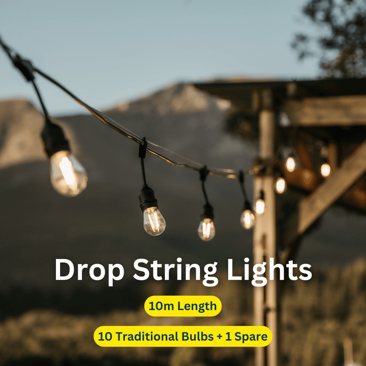 Stellar Lighting 20m 20 LED Festoon Vintage Bulb String Lights