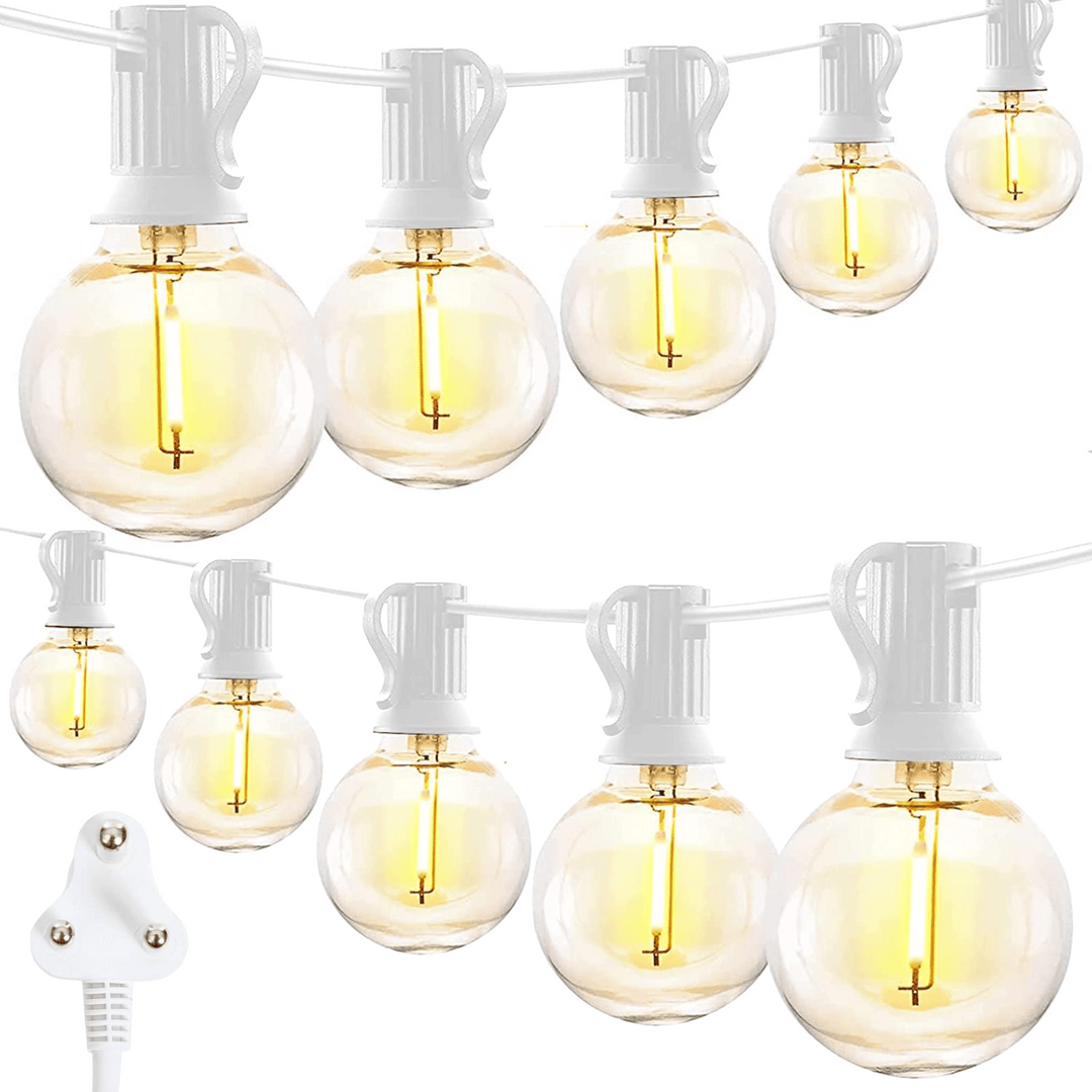 Stellar Lighting 5m 16 LED Bulbs White String Lights