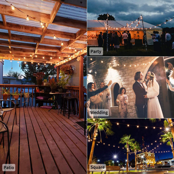 Stellar Lighting 5m 16 LED Bulbs White String Lights