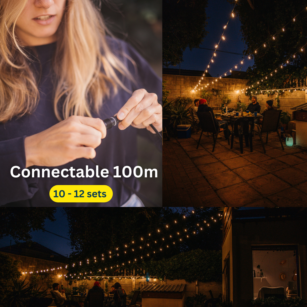 Stellar Lighting 10m 25 Classic Vintage LED Bulbs String Light