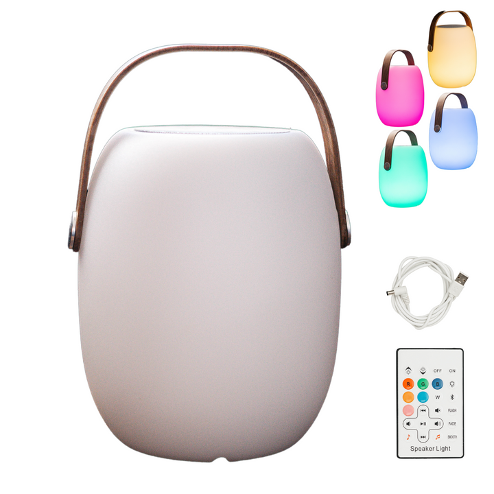 Stellar Lighting Rechargeable Bluetooth Speaker Camping Lantern RGB