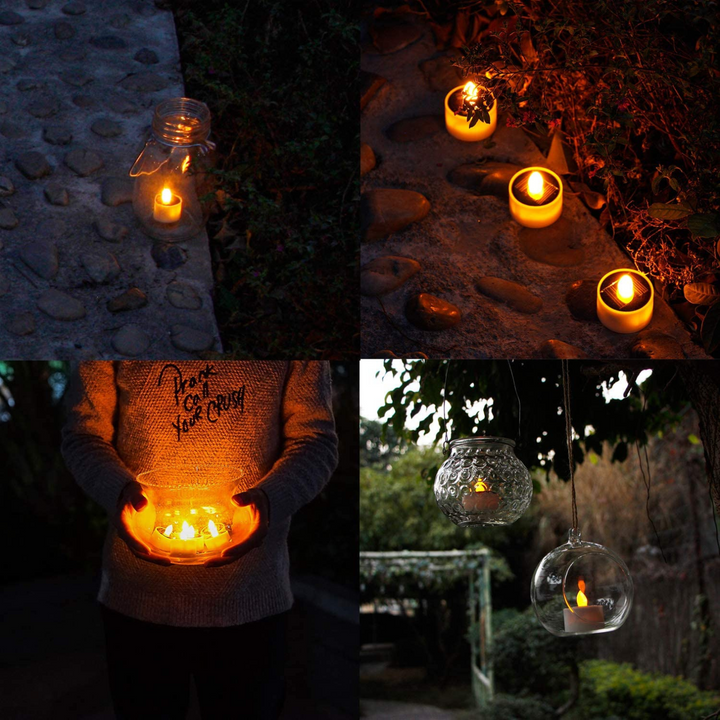Stellar Lighting 6 Solar LED Tea Light Candles