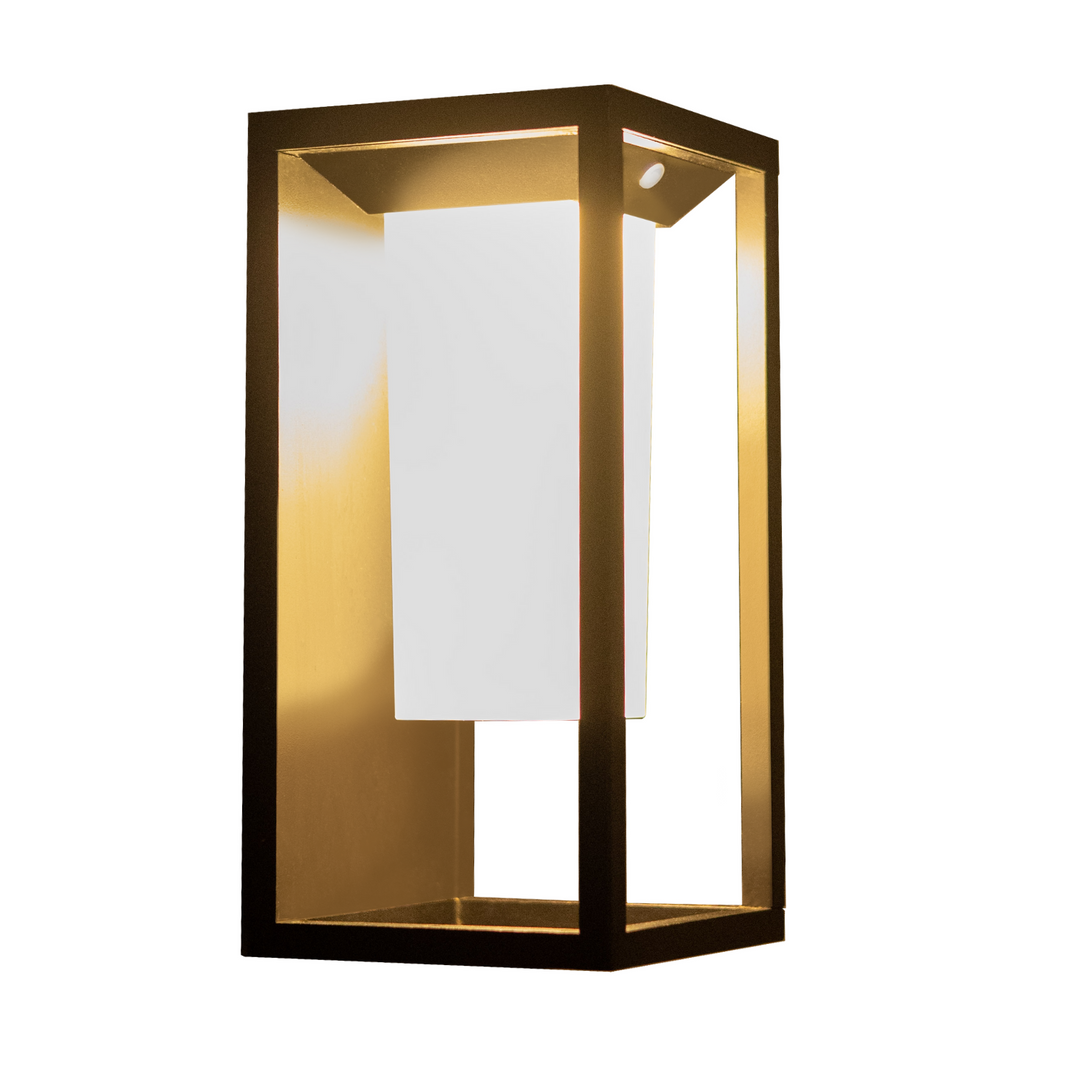 Stellar Lighting Solar Rechargeable LED Wall Lantern Light