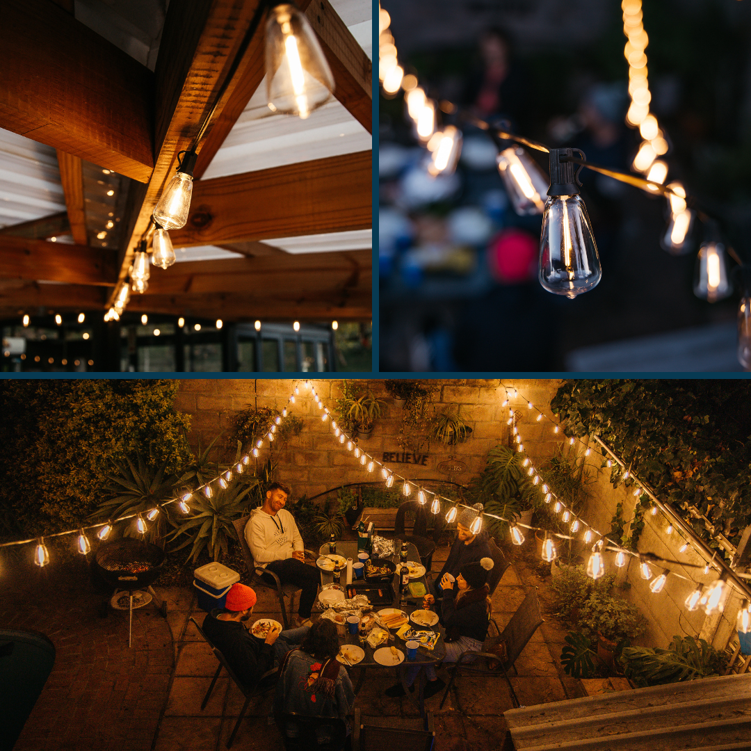 Stellar Lighting Vintage Light Replacement Bulbs ST38 LED E12 0.8W 6 Pack