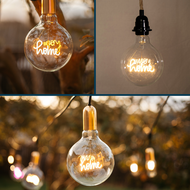 Stellar Lighting Retro Edison Light Bulb G125 HOME Warm White LED E27 3W