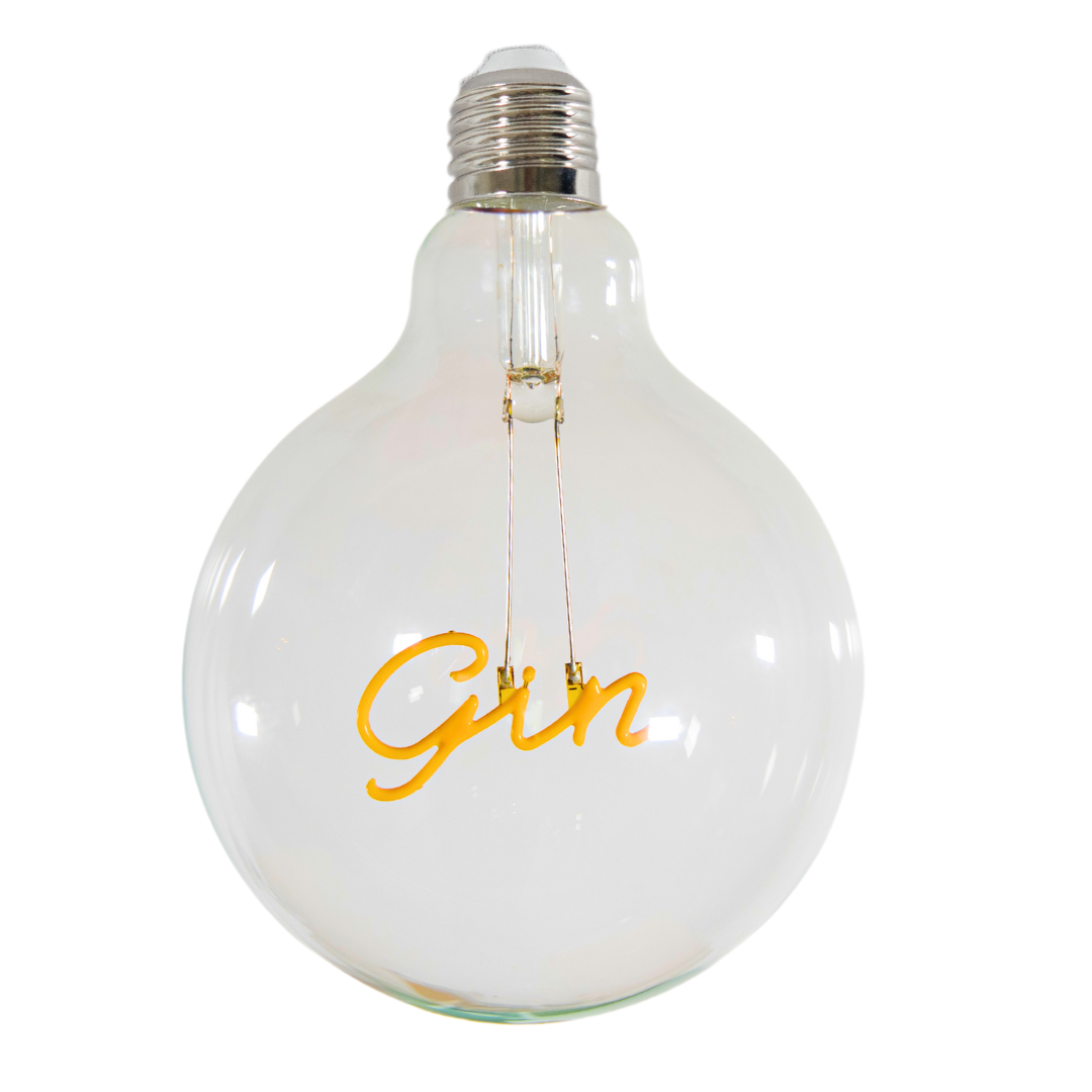 Stellar Lighting Retro Edison Light Bulb G125 GIN Warm White LED E27 3W