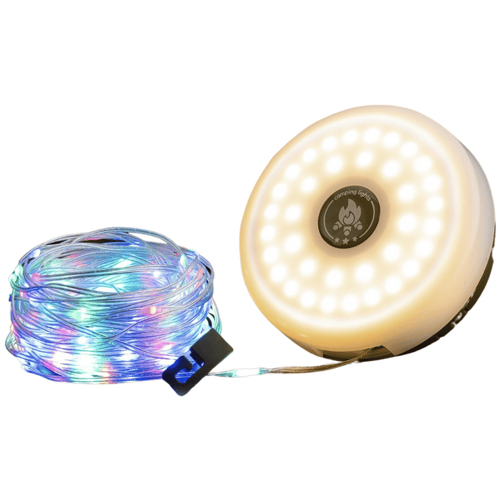 Stellar Lighting 10m 100 RGB LED Camping Lantern String Light