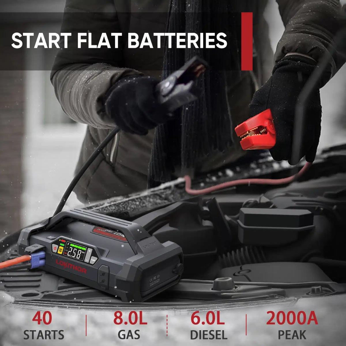 LokiThor 4 in 1 Multi-functional Jump Starter - Sustainable.co.za