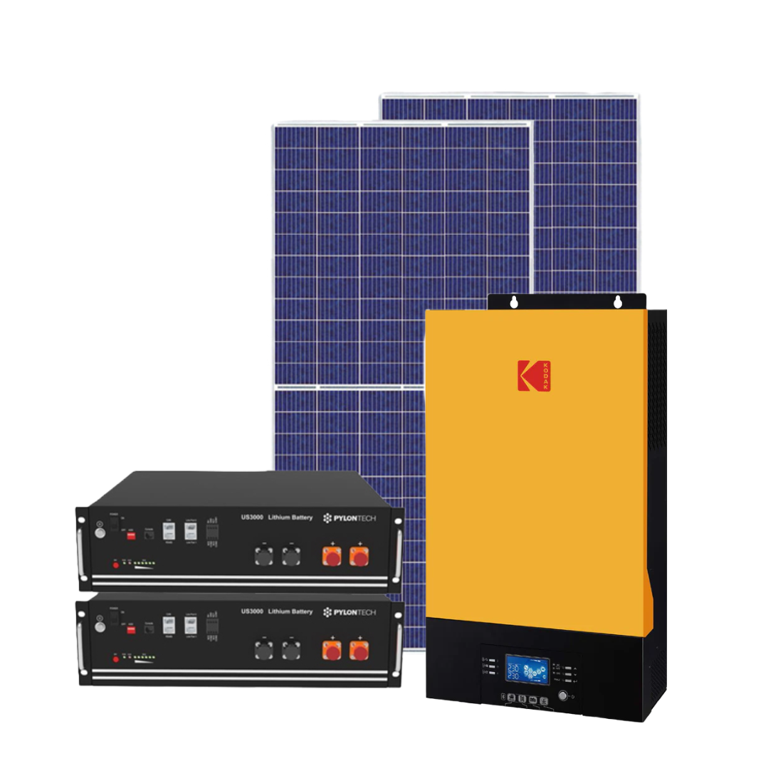 Kodak 5.0Kw 4.8Kwh Solar Off-Grid Hybrid Kit