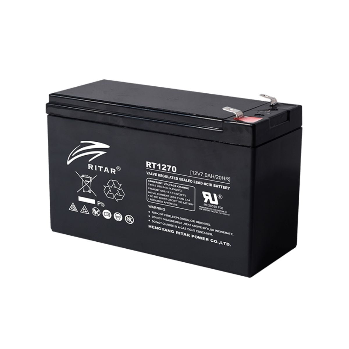 Ritar 7Ah 12V AGM Battery - Sustainable.co.za