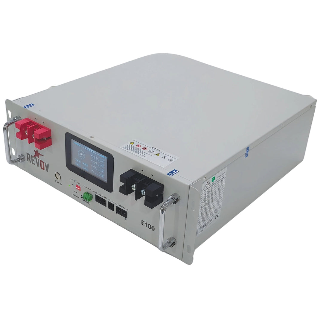 REVOV E100 100Ah 5.12kWh 51.2V LiFePO4 Battery
