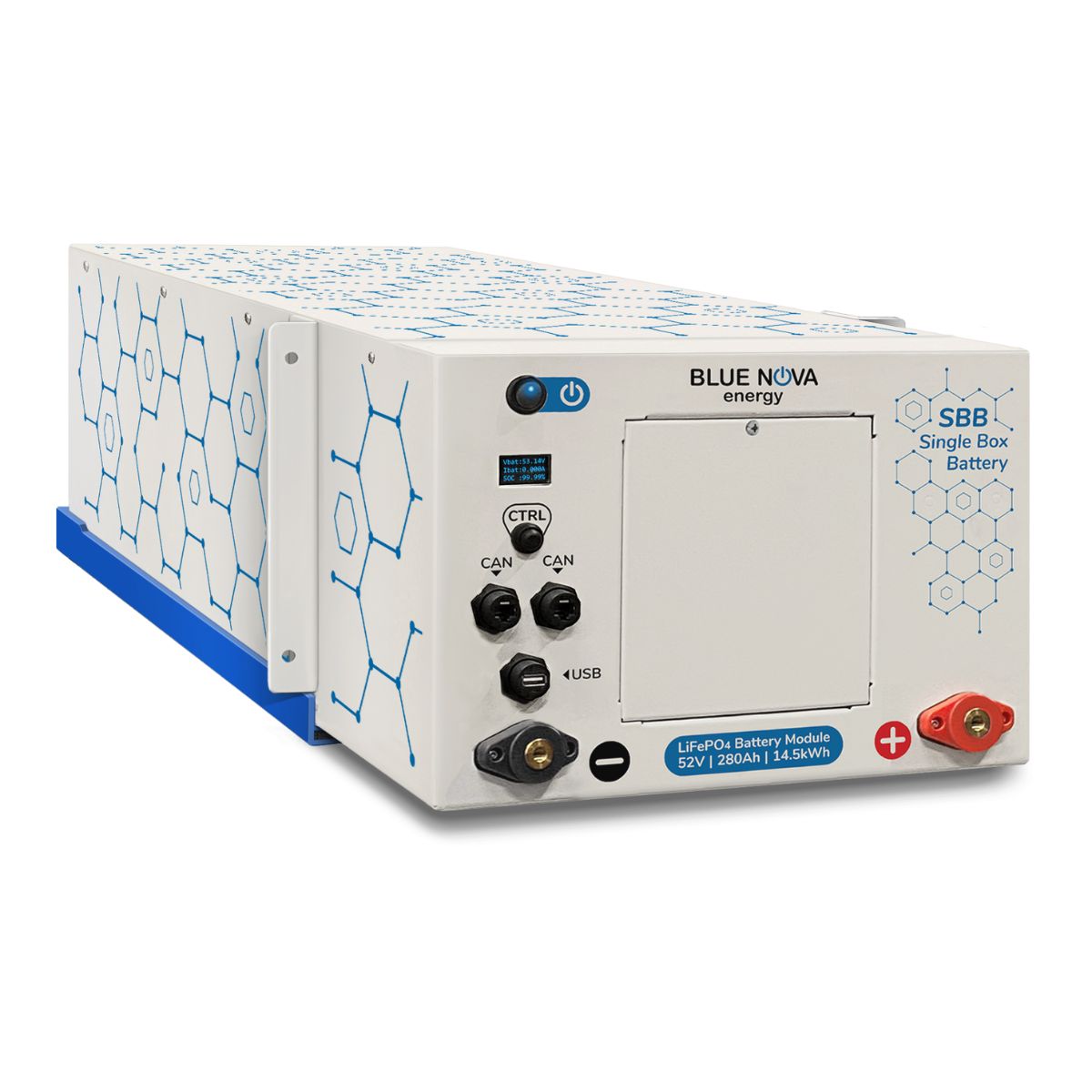 BlueNova BN52V-280-14.5K SBB LiFePO4 Single Box Battery