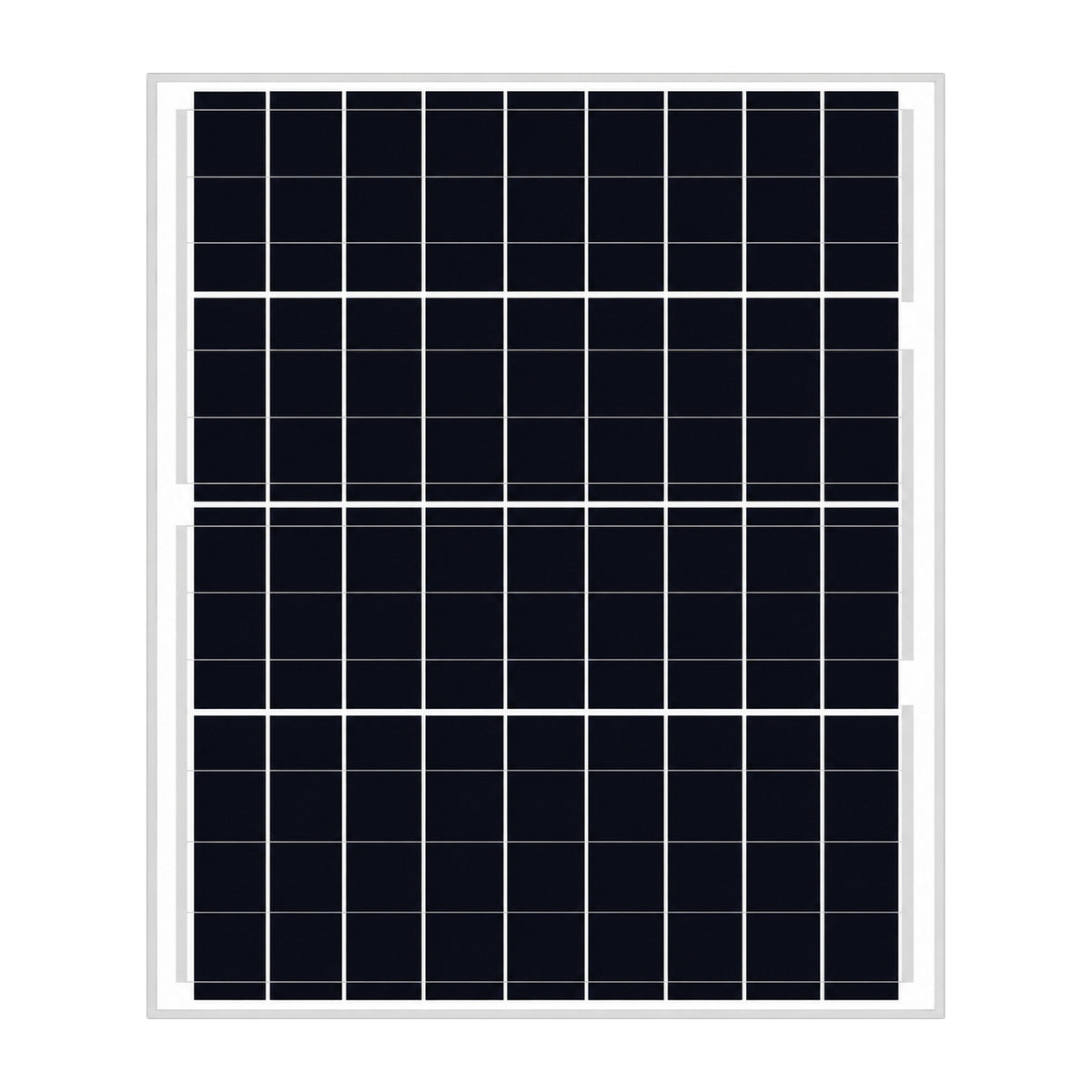 SLP 30W Monocrystalline Solar Panel – front view
