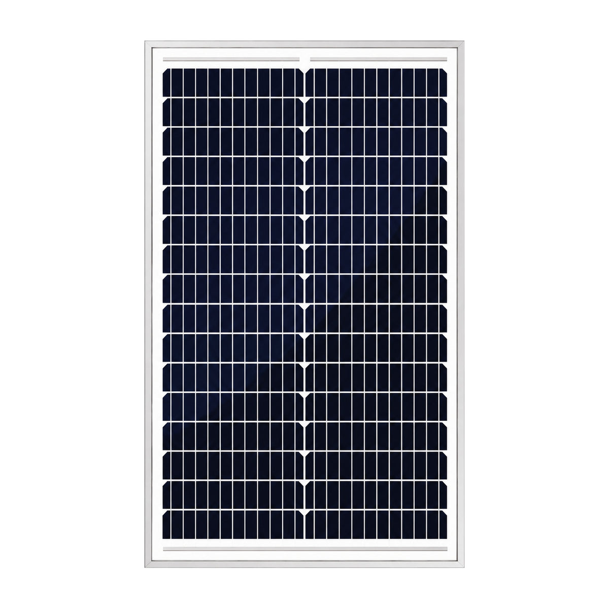 SLP 50W Monocrystalline Solar Panel – front view
