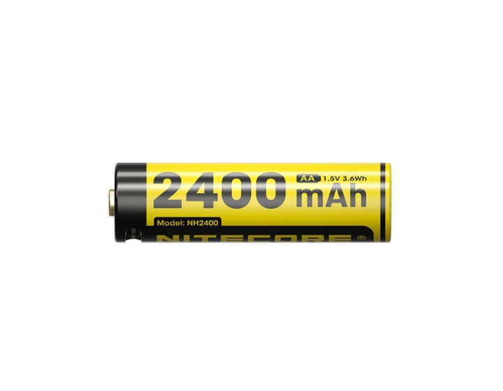 NiteCore NH2400 USB-C Rechargeable Li-ion AA 4 Pack Battery