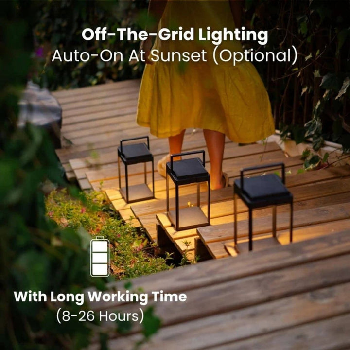 Luxury Metal Solar Lantern