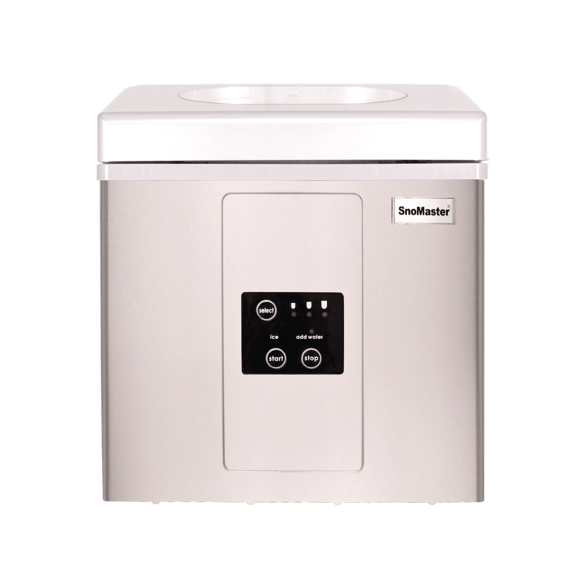 SnoMaster ZBC-15 Stainless Steel Counter-Top Bullet Type Ice-Maker ...